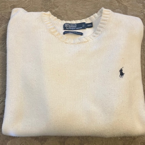 Ralph Lauren cream/white Sweater - Picture 1 of 2